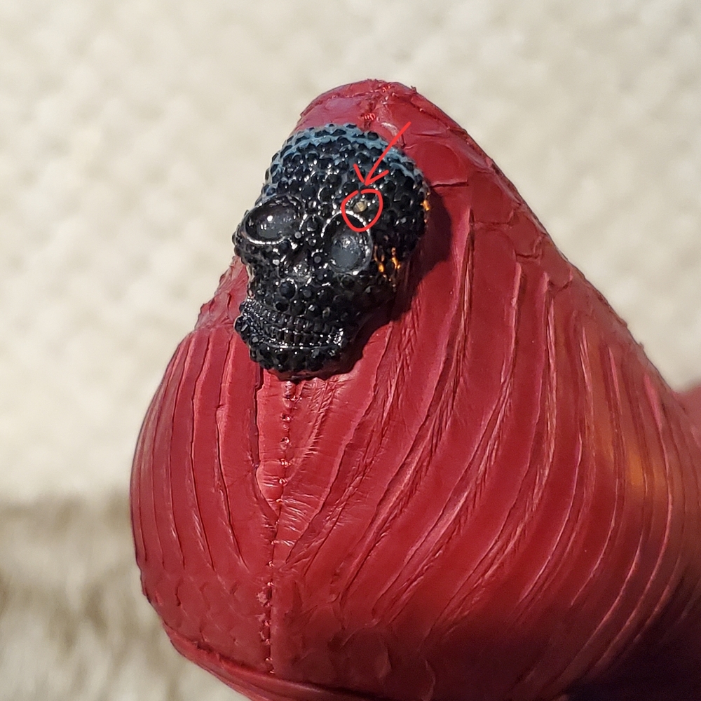 Nwot Zadig & Voltaire Red Python Pointed Toe Heel… - image 8